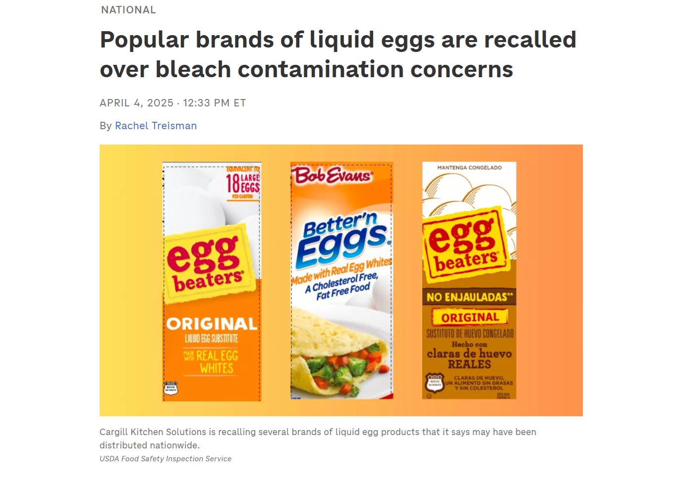 Egg Recall