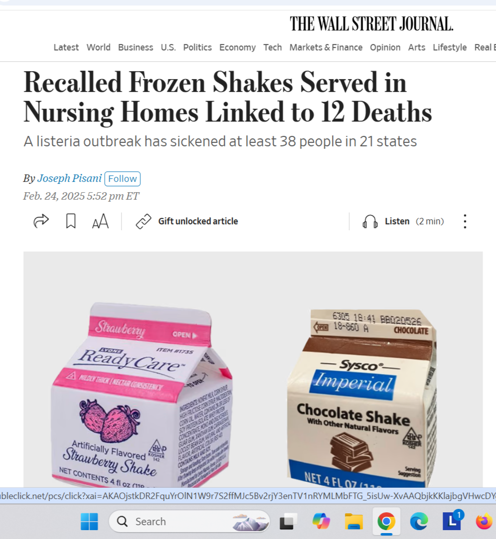 Liquid Nutrition Recall